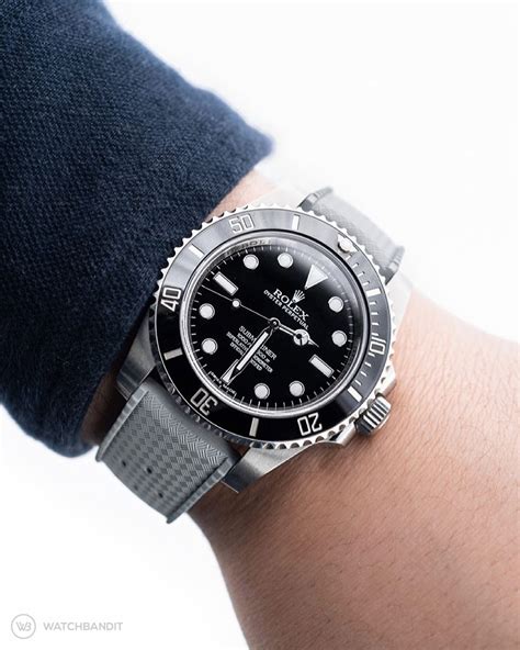 best straps for rolex submariner|Rolex 114060 on leather strap.